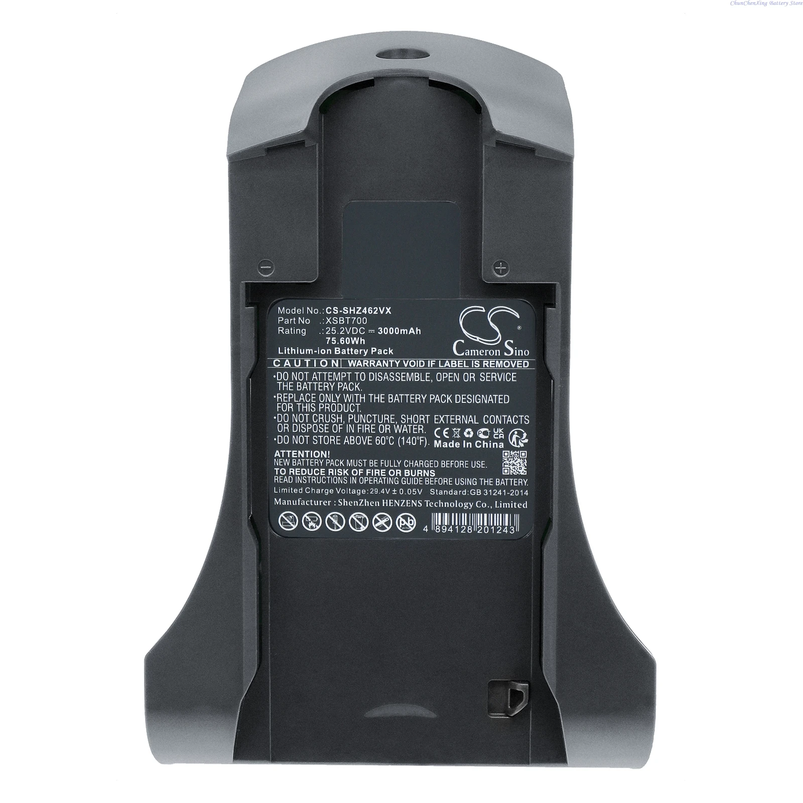 Cameron Sino 2000mAh/3000mAh Vacuum Cleaner Battery XSBT700 XSBT750 for Shark ICZ160UK IC160UKT IZ201 IZ251 IZ462H IZ482H IZ483H