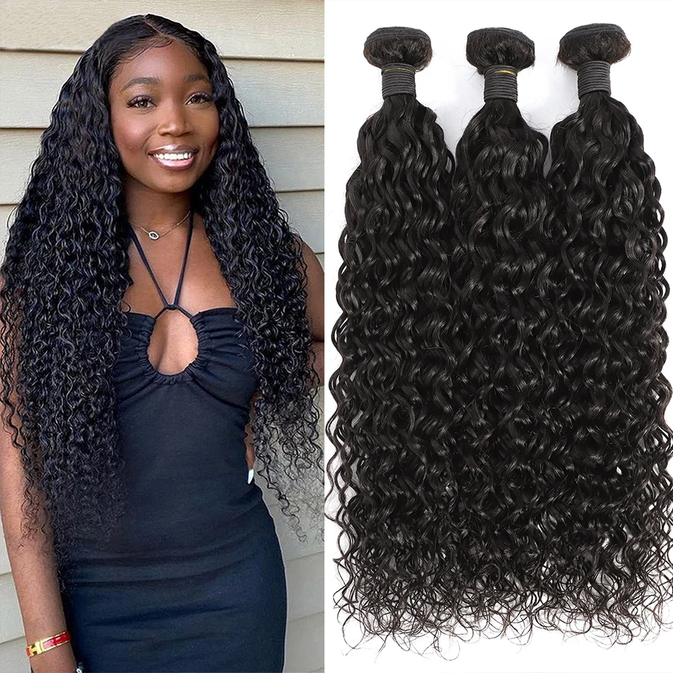 

Tendresse Brazilian Curly Wave Human Hair 3 Bundles 12A Remy Hair Water WaWeave Bundles Jerry Curly Unprocessed Hair Extensions