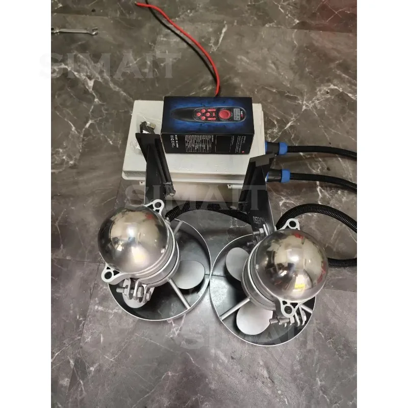 

Wireless Remote Control Waterproof Brushless Electric Motor Thruster, for Trawling Diaoyutai Kayak Pulp Board, Etc
