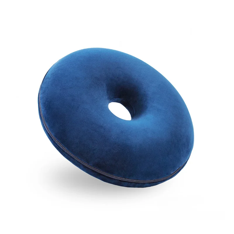 Memory Cotton Office Chair Cushion Decompression Beautiful Buttock Round Hemorrhoids Cushion Tail Vertebrae Care Hollow Cushion