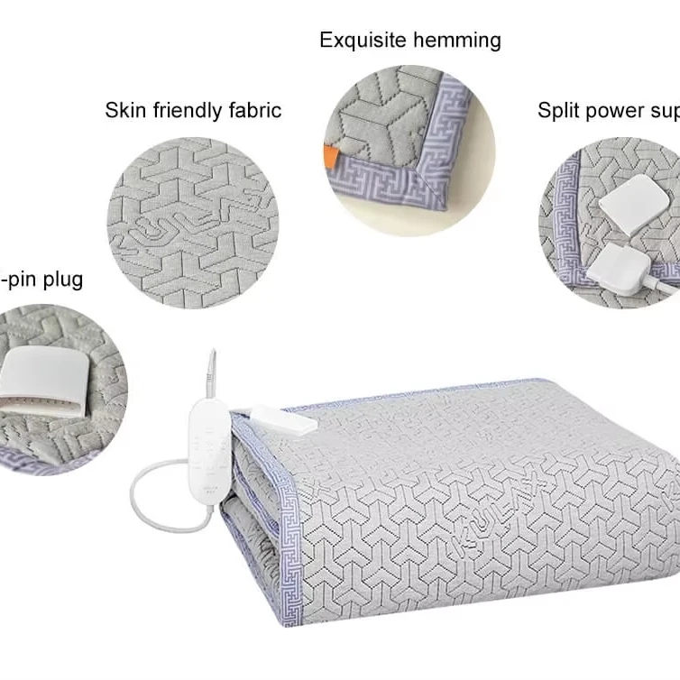 Wholesales Intelligent Programmable Electric Blanket with  Ecosystem Support Preset Mite Removal Mode Household Warming Blanket