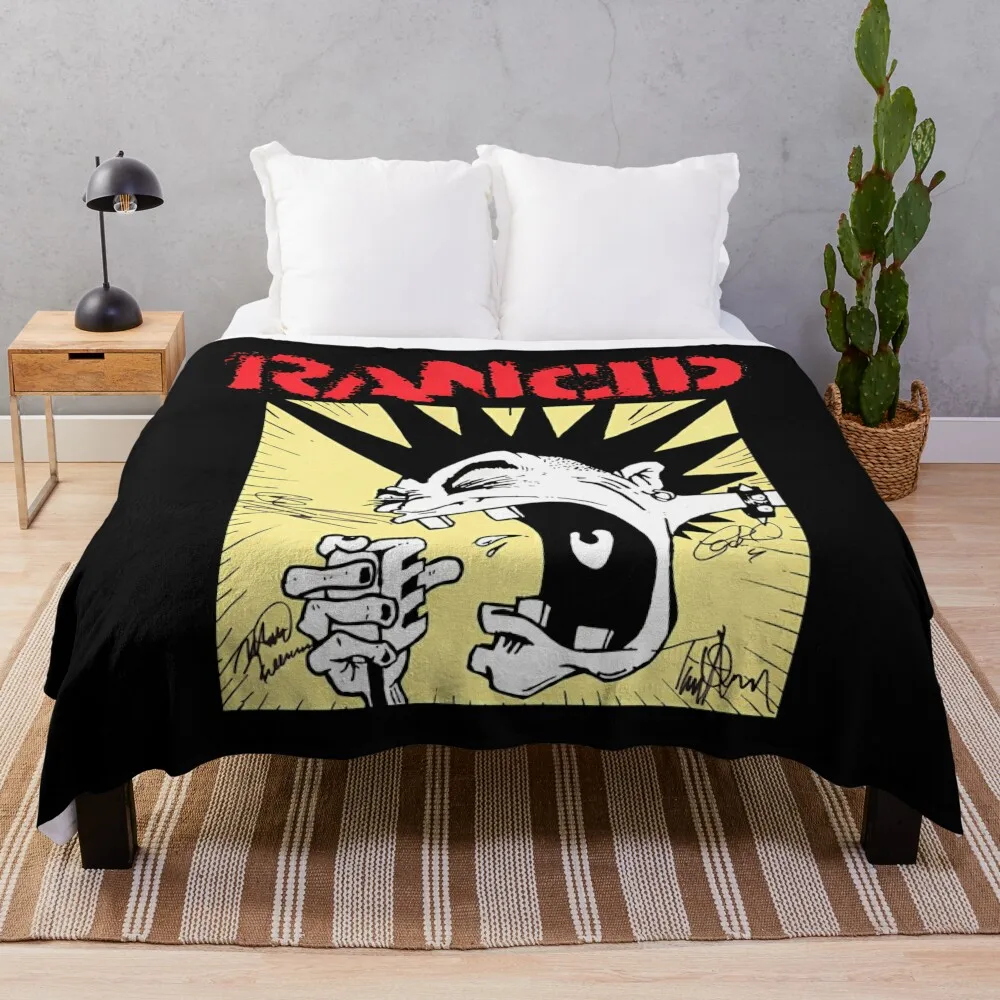 

Rancid Throw Blanket Flannels Sleeping Bag Warm Fashion Sofas Blankets