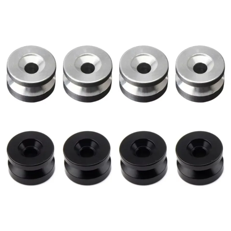 Universal Motorcycle Rear Luggage  Tail Top Box Helmet Trunk Bracket Base Plate Bushing Pad Buckle Spacers 1SET