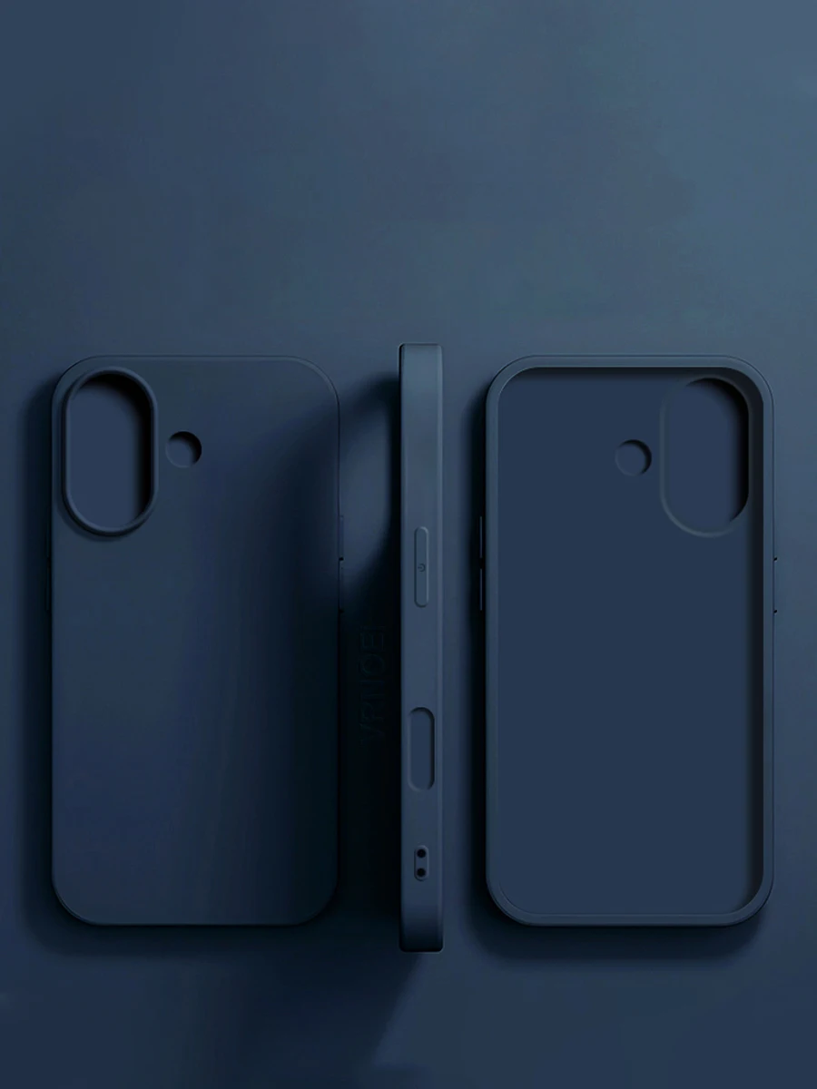 Luxuriöse Silikonhülle für iPhone 17 16 14 12 11 13 15 Pro Max Modische Stoßfeste Schutzhülle für Apple 17 Air 15 14 16 Plus Zubehör