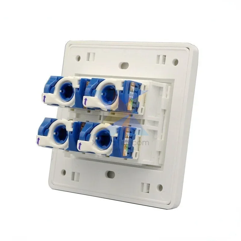 2026/50pcs Unshielded CAT6 UTP Keystone Jack screw Style RJ45 LAN Tool-free Socket Insert Keystone Ethernet Module Gigabit UTP