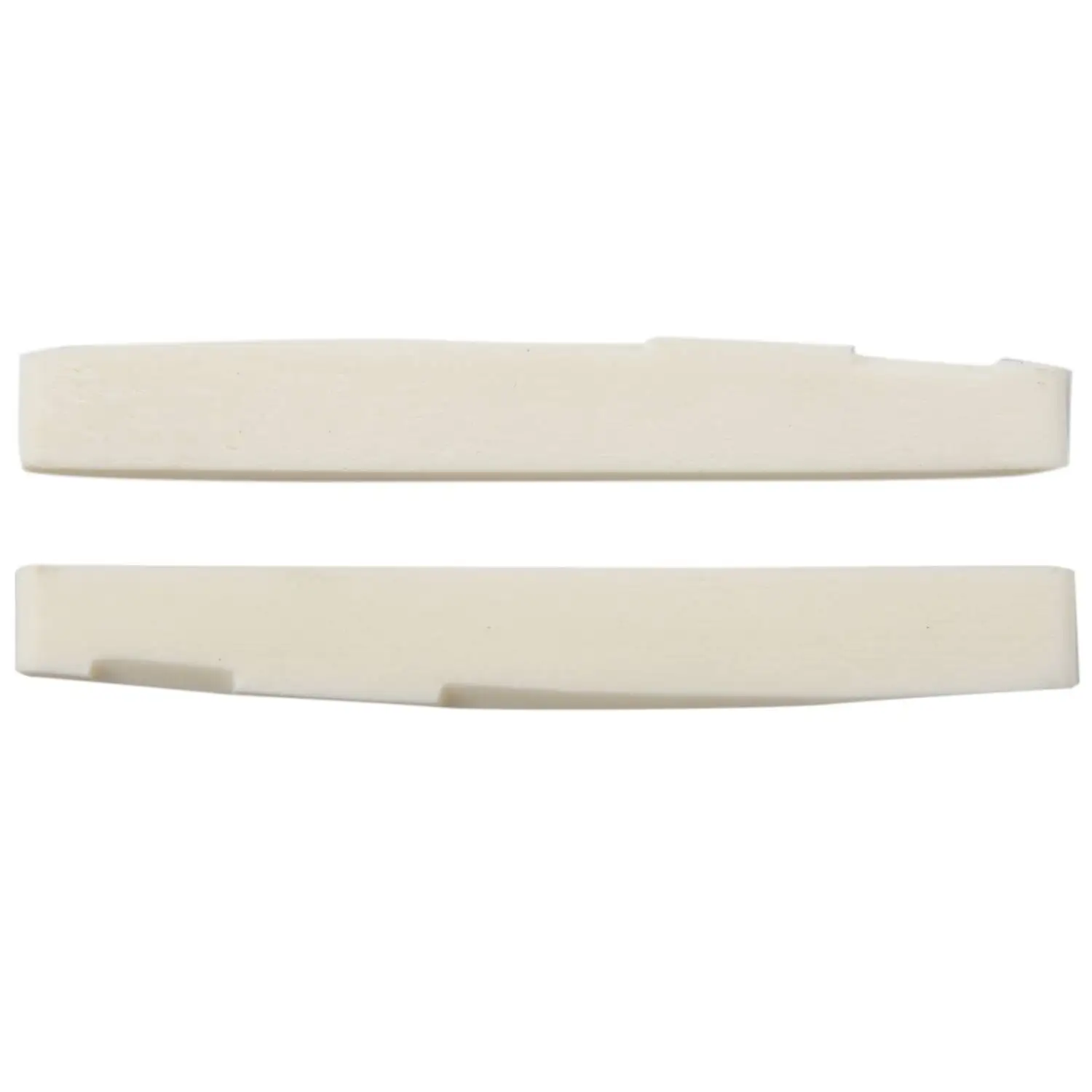 6 String Acoustic Bone Bridge Guitar Slotted Saddle Guitar Parts(Pack of 2)