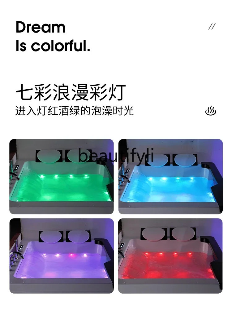 smt03A ss Asmt14 ستارة مائية شلال ذكي لتدليك الأمواج من الأكريليك حوض استحمام للزوجين درجة حرارة ثابتة 1.7 متر 242 حوض استحمام