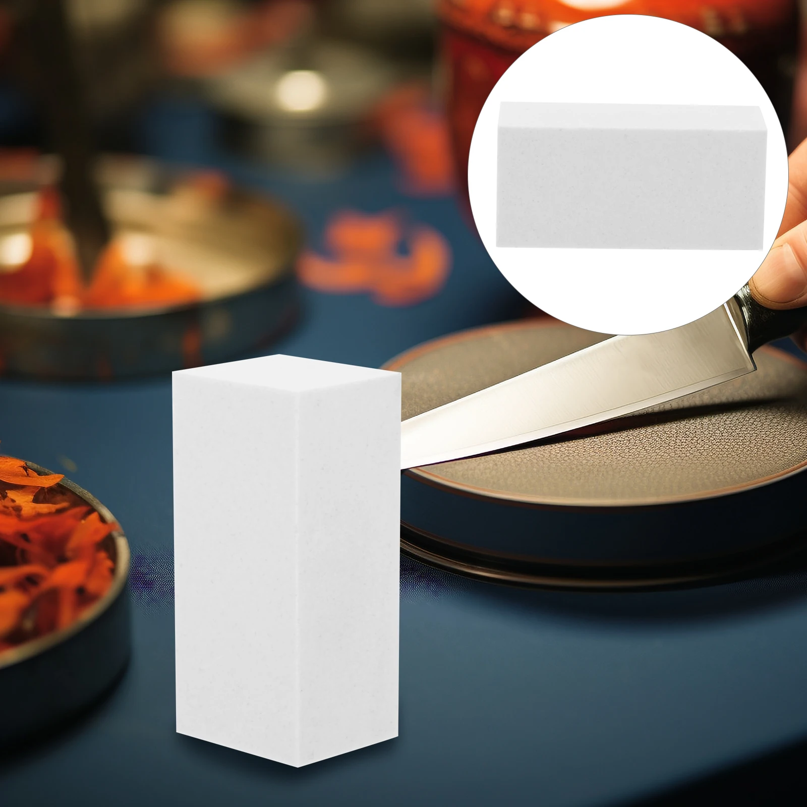 

White Corundum Correction Stone Double Sided Flattening Block for Tile Sharpening Repair Tools High Hardness Smooth Surface Easy