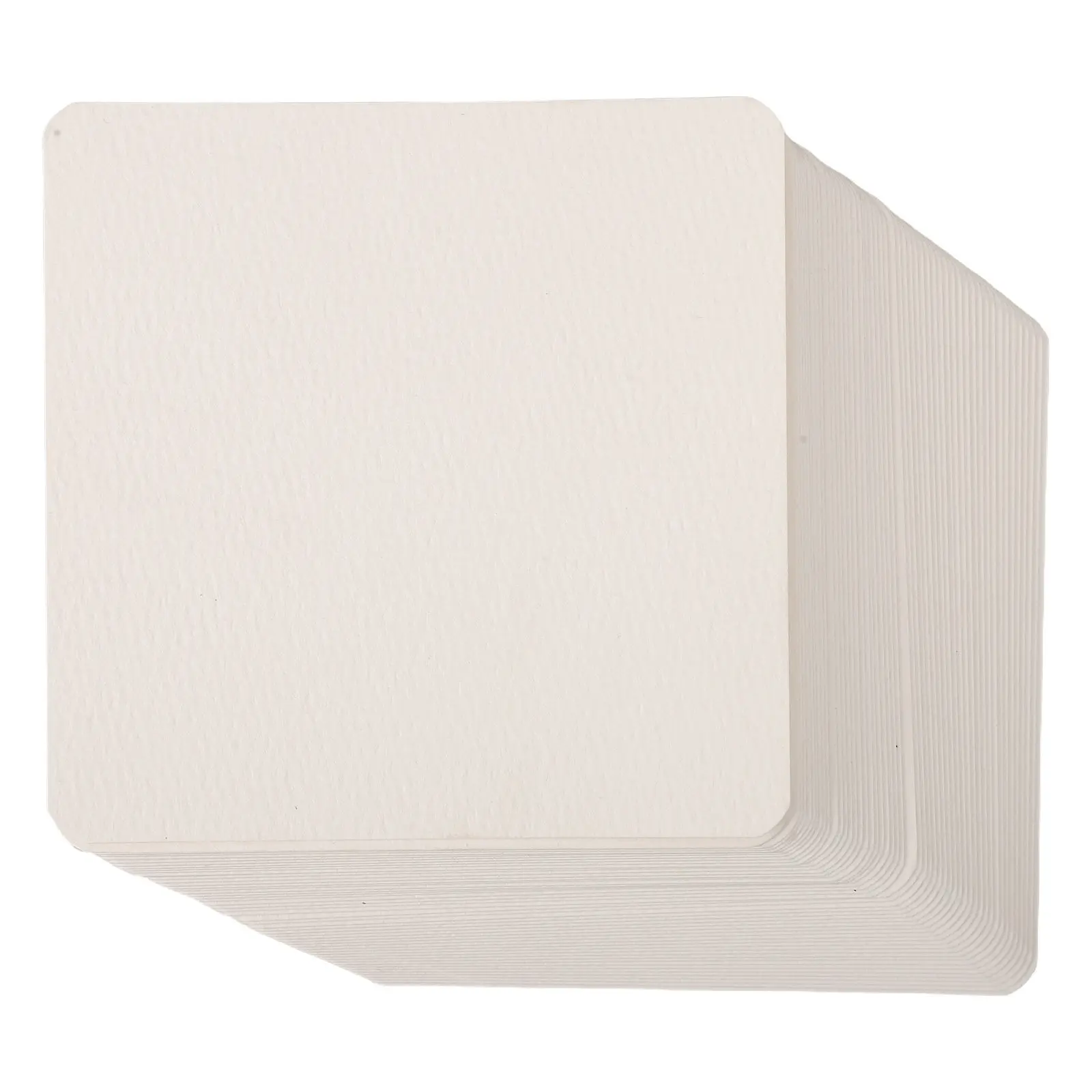 100Pcs Watercolor Cards Thick Blank Cold Press Paper 4x4 for DIY Watercolor Postcards Painting Crafts Thick Water Color Paper
