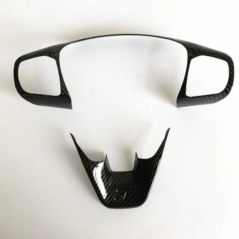 

New Car Steering Wheel Cover Trims Button Frame for Ford Focus Mk4 2019 2020 2021 ST Line Accessories Auto Styling