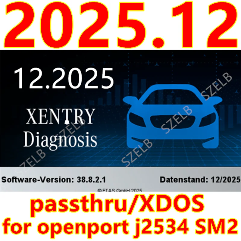 

Xentry 2025.12 passthru/XDOS version install and activate by remote for openport j2534 SM2 for C6 VCI The Free installation