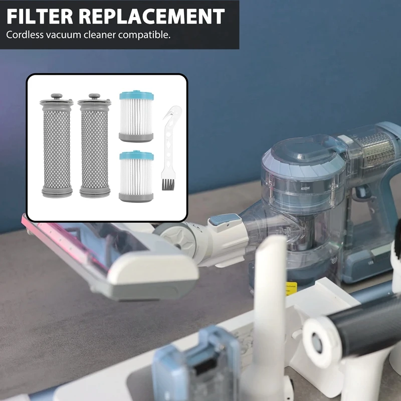 진공 청소기용 교체 HEPA 필터 및 프리 필터, Tineco A10/A11 Hero A10/A11 Master 및 Tineco PURE ONE S11/S12