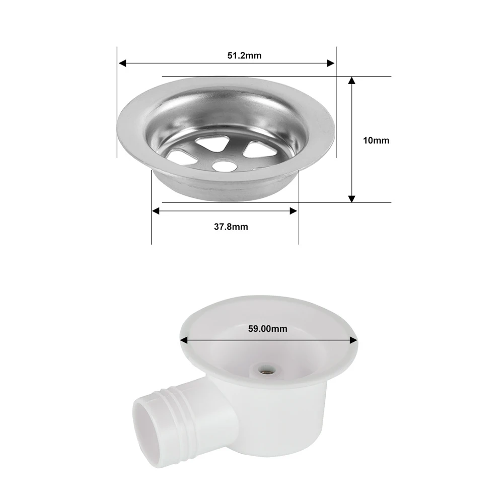 Unique Right-Angle Design RV Sink Connector Sewer Adapter Compatible RV Sink Drain Easy Install Sink Adapter Sewer Adapter