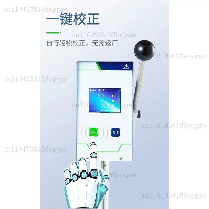 Viscometer Paint Coating Latex Paint KU Value CP Value Temperature Digital Viscosity Tester