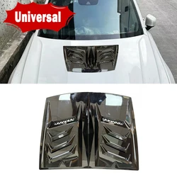 Front Engine Hood Decorative Cover Universal Fake Air Flow Intake Vent Sticker Plastic Air Outlet Bonnet Cover Accessories
