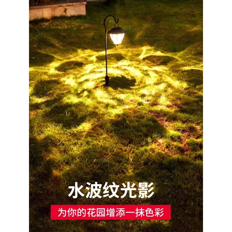 Solar outdoor lights, courtyard lights, villa scenery, garden lawn  courtyard terrace, balcony decoration, atmosphere