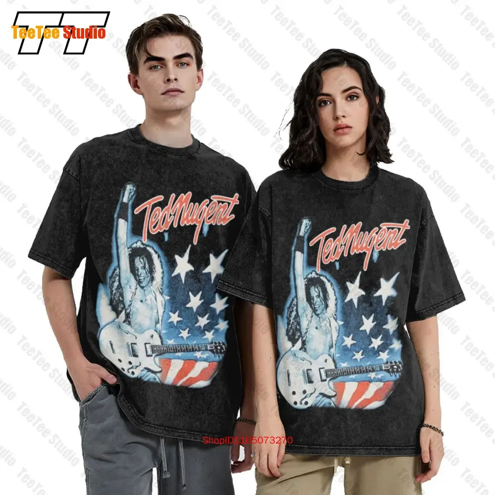 Ted Nugent Tour 2005 Vintage Oversized T-Shirt G15Z