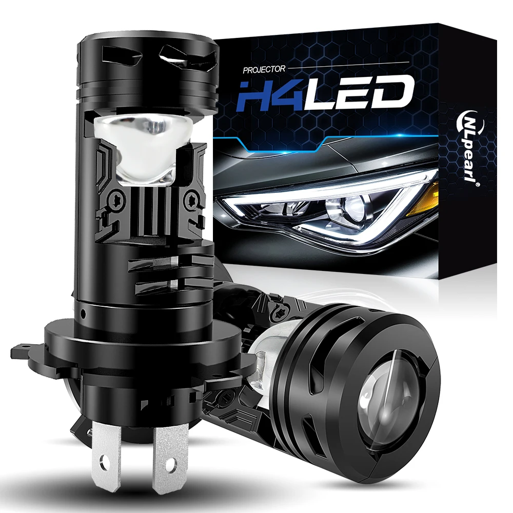 2Pcs H4 Mini Lens P… - image