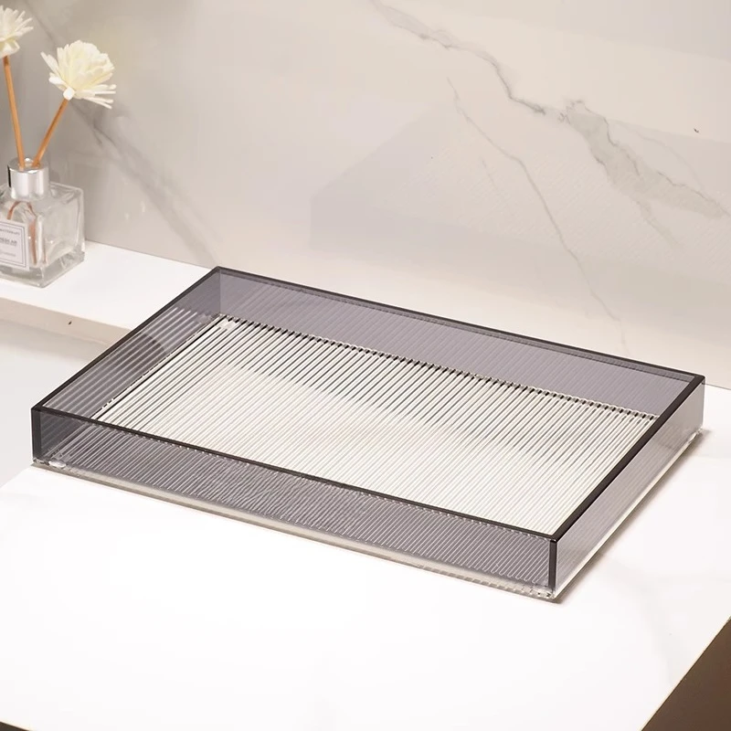 

High value acrylic storage tray rack