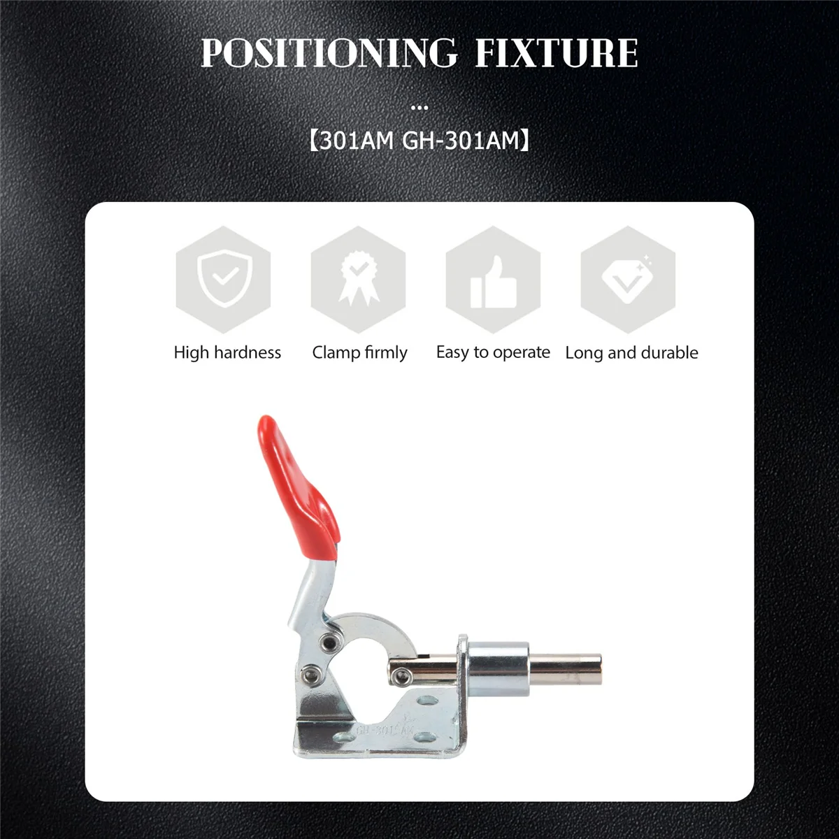 1Pcs Hand Tool Toggle Clamp Vertical Clamp Stroke Push Pull 301AM GH-301AM