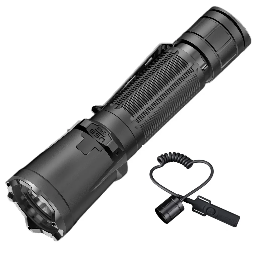 XT11GT Pro V3.0 3300LM Tactical Flashlight Luminus SST-70 Multi-mode Dual-switch Torch with 21700 Battery for Camping
