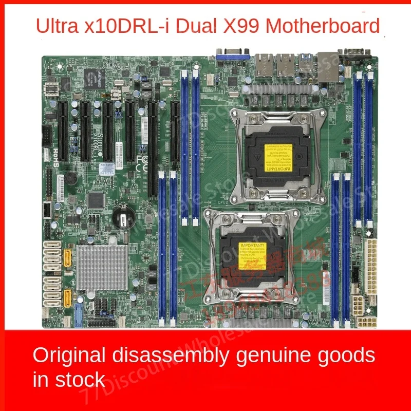 Supermicro X10DRI Dual X99 server main board M.2 workstation X10DAi X10DRH-I X10DRL-i