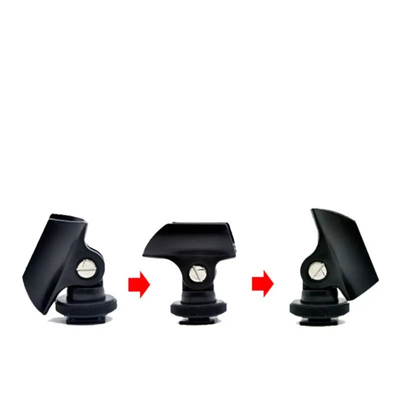 حامل ميكروفون تصوير ساخن لكاميرا DSLR لـ 19-21 مشابك ميكروفون بقطر لإجراء المقابلات مع حاملات كاميرا DSLR مثبت