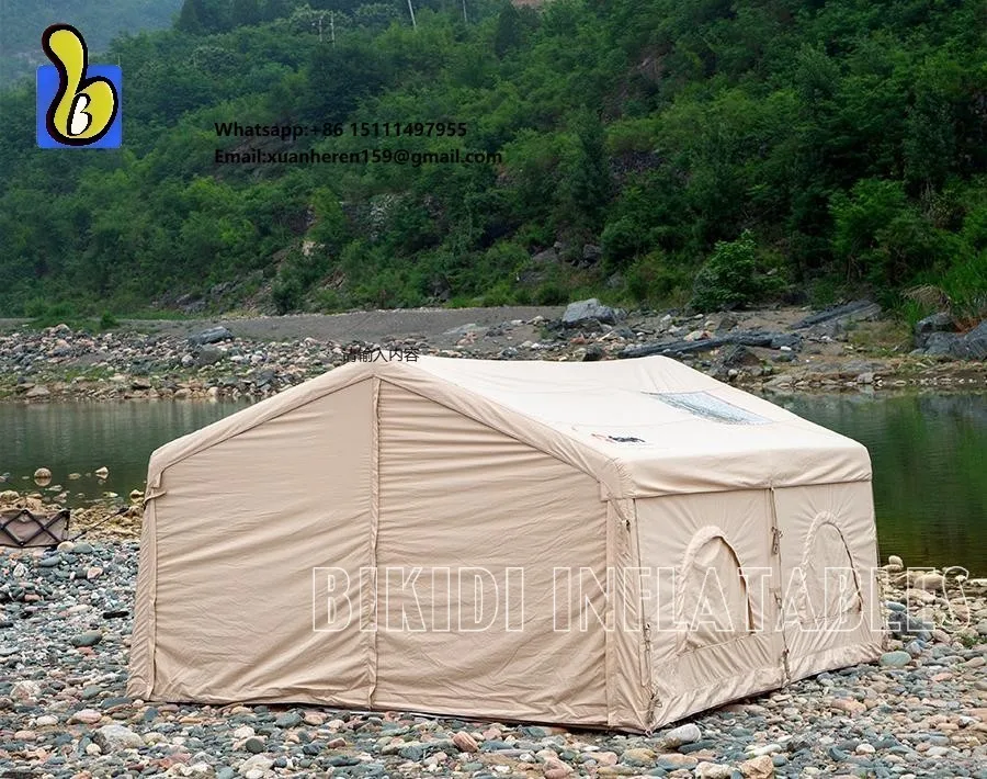 Waterproof Camping Hiking Inflatable Air Tent with UV Protection