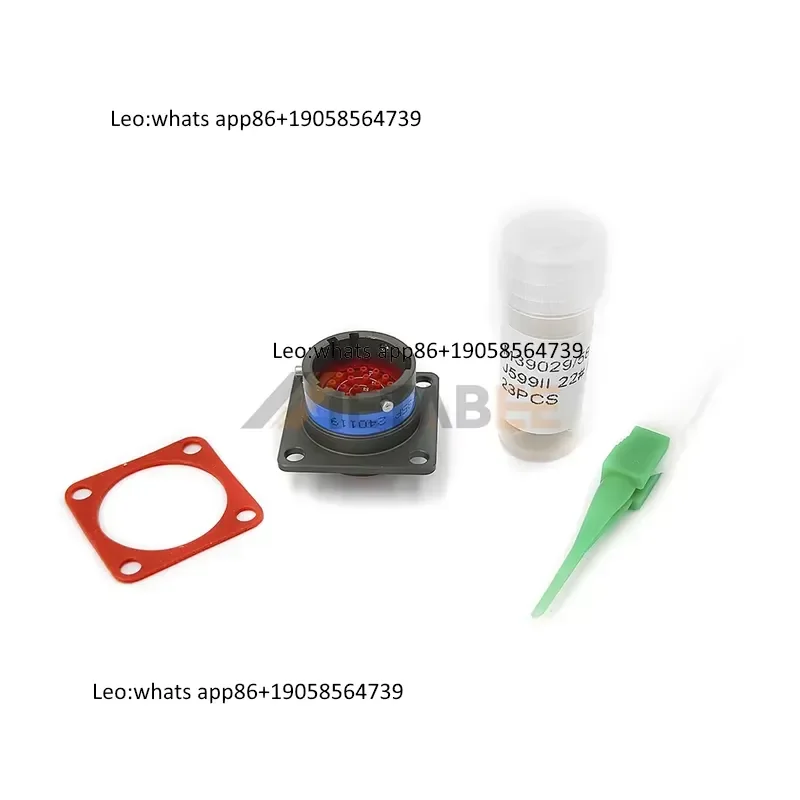 MS27508E-12B35P 66 Pin Male Circular Connector MS27508E12B35P Low Profile Bayonet Rear Box Mount Receptacle view 4
