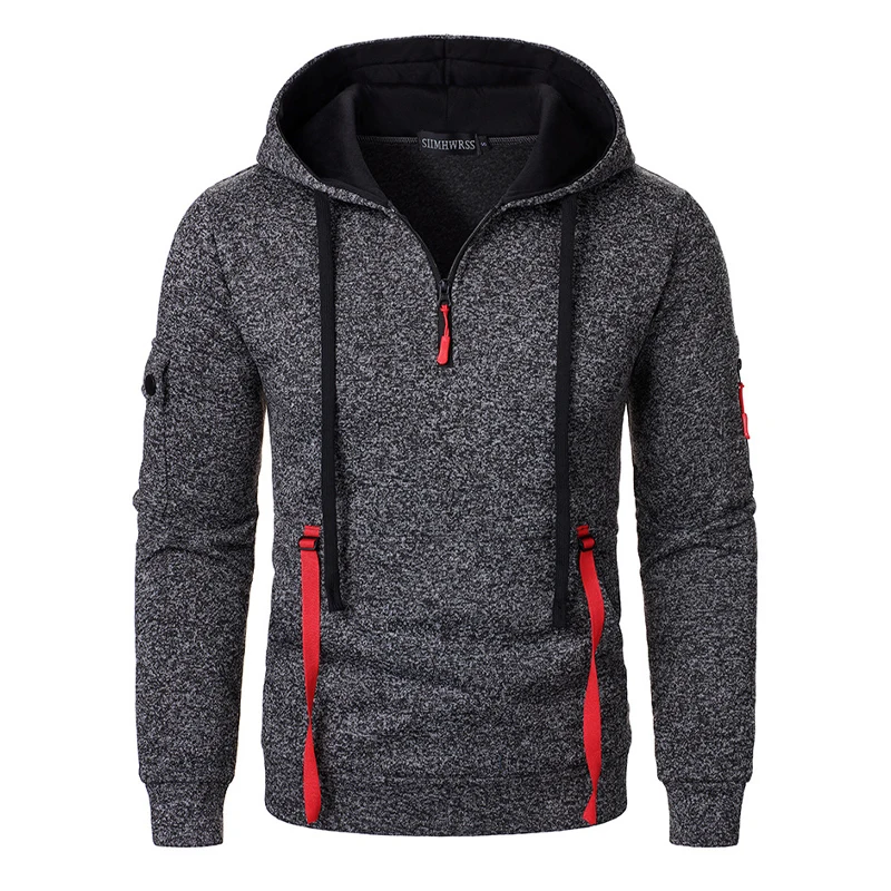 سترة كاجوال للرجال من Animal Game بغطاء للرأس وسحاب للرجال، بلوفر كبير الحجم، معطف عمل شتوي دافئ، بدلة رياضية خارجية للرجال