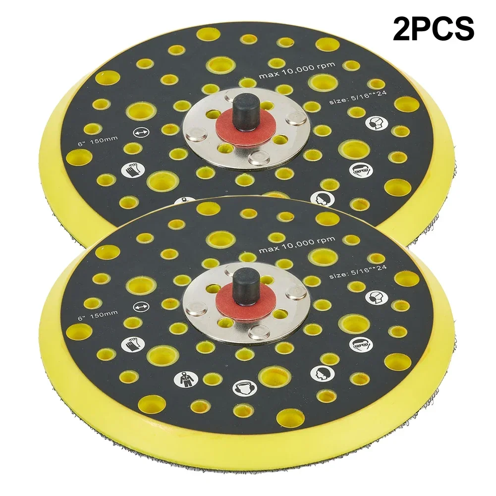 

6 Inch Medium Sander Backing 150mm 54Holes Hook & Loop Pad For Mirka CEROS DEROS Polishing Disc For Woodworking tool Accessories