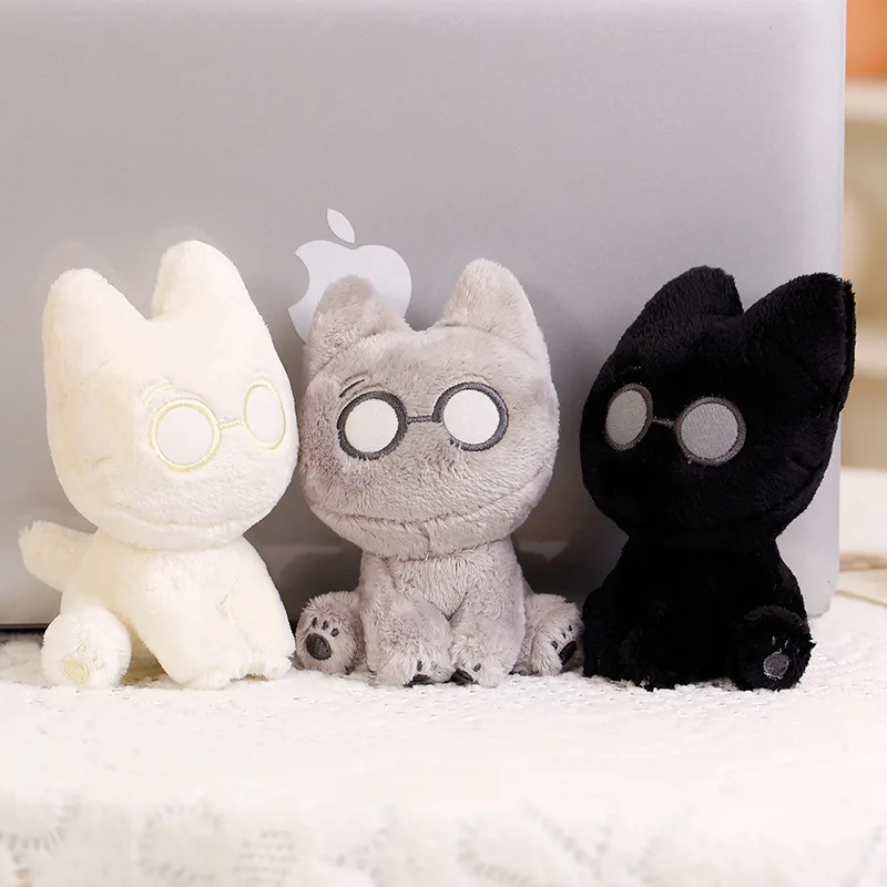 Kawaii Cartoon Cement Cat Series Sitting Plush Doll Model Sofa, Bedroom Decoration Doll As A Surprise Holiday Gifts For Friends