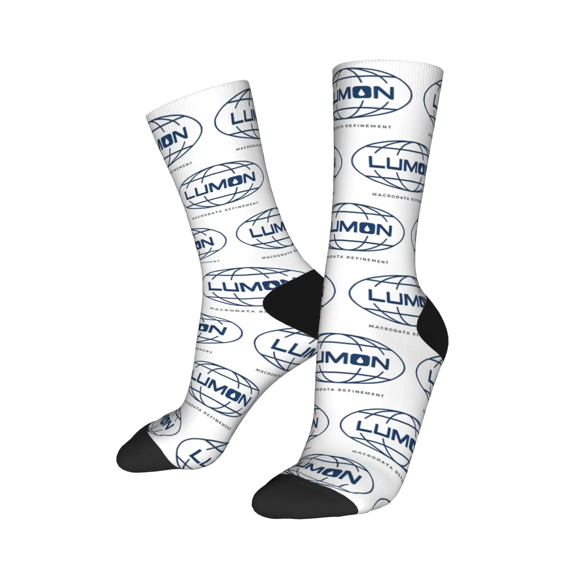 

Hip-hop Lumon Macrodata Refinement Severance Football Socks Polyester Long Socks for Women Men Sweat Absorbing