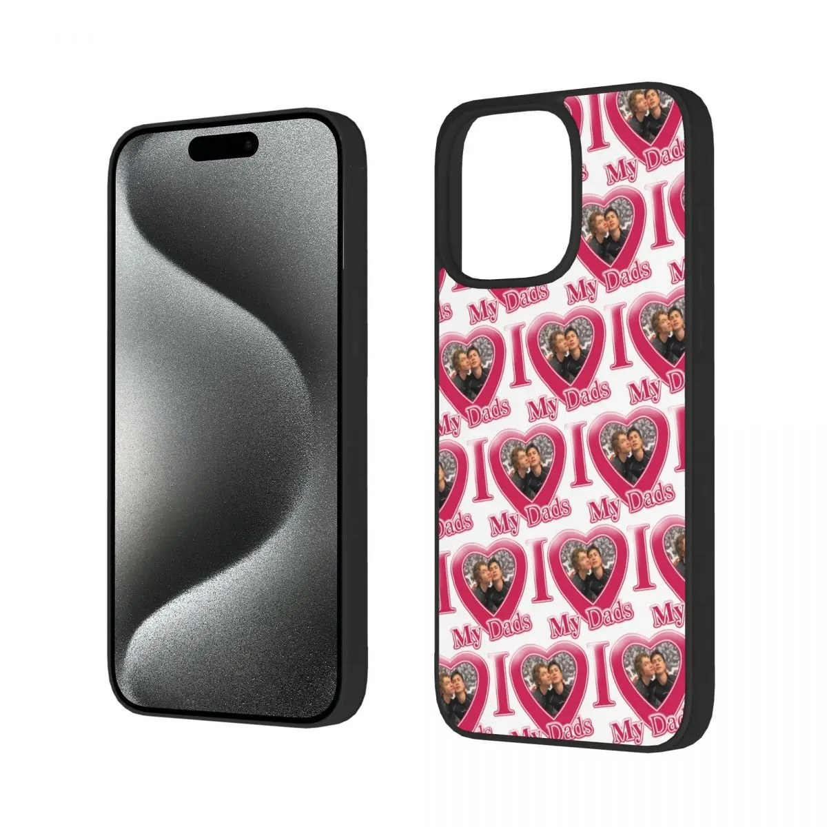 Luxury Heated Rivalry My Dads Case For iPhone 15 Pro Cover TPU Shockproof Camera Lens Protective Case