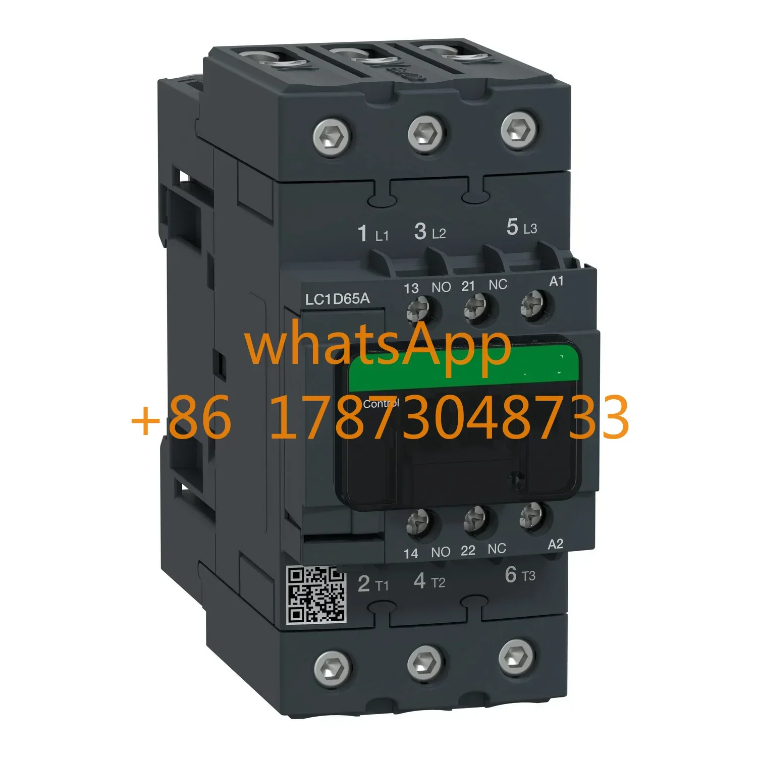 LC1D65A LC1D65AF7  LC1D65AF7C  TeSys D contactor  3P(3 NO)  AC-3 = 440 V 65 A 110 V AC 50/60 Hz coil