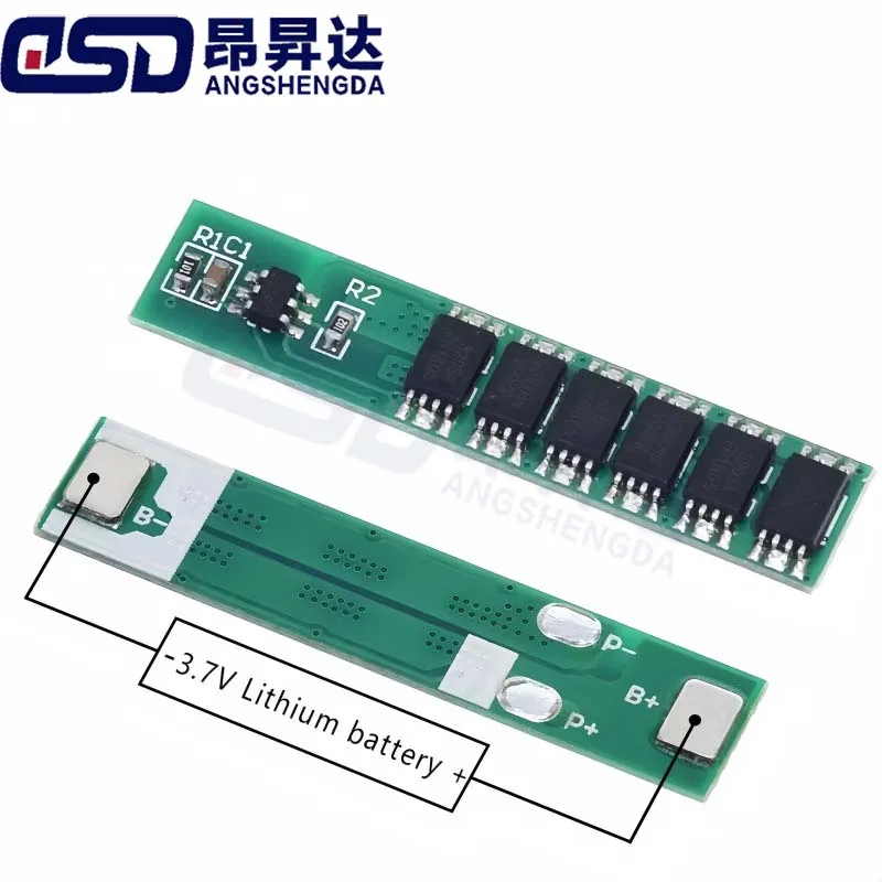 1 قطعة 1S 7.5A 10A 15A 3.7V ليثيوم أيون 3 4 6MOS BMS PCM لوح حماية البطارية PCM لبطارية ليثيوم الأسد 18650