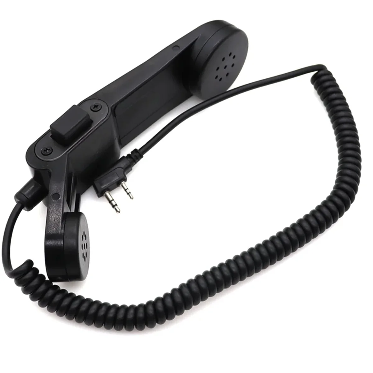 2Pin K-Type Army Retro Telephone Shoulder PTT Mic Microphone for Kenwood Baofeng UV-5R BF-888s Puxing TYT HYT Radio