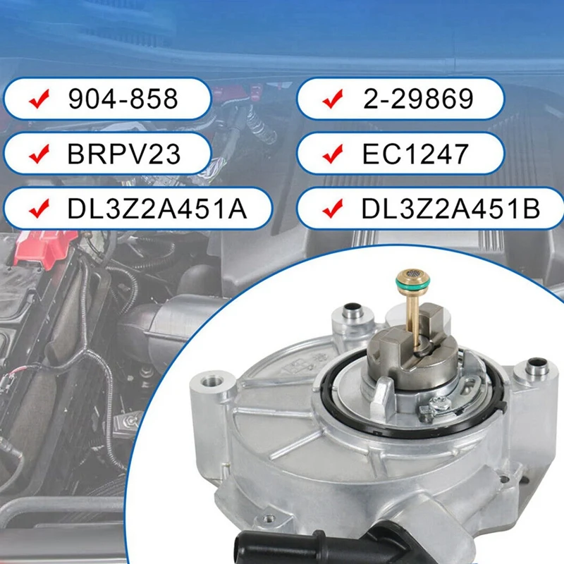 Car Brake Vacuum Pump DL3Z-2A451-B DL3Z2A451A For Ford Expedition F-150 Lincoln Navigator Transit V6 3.5L 15-23 904-858