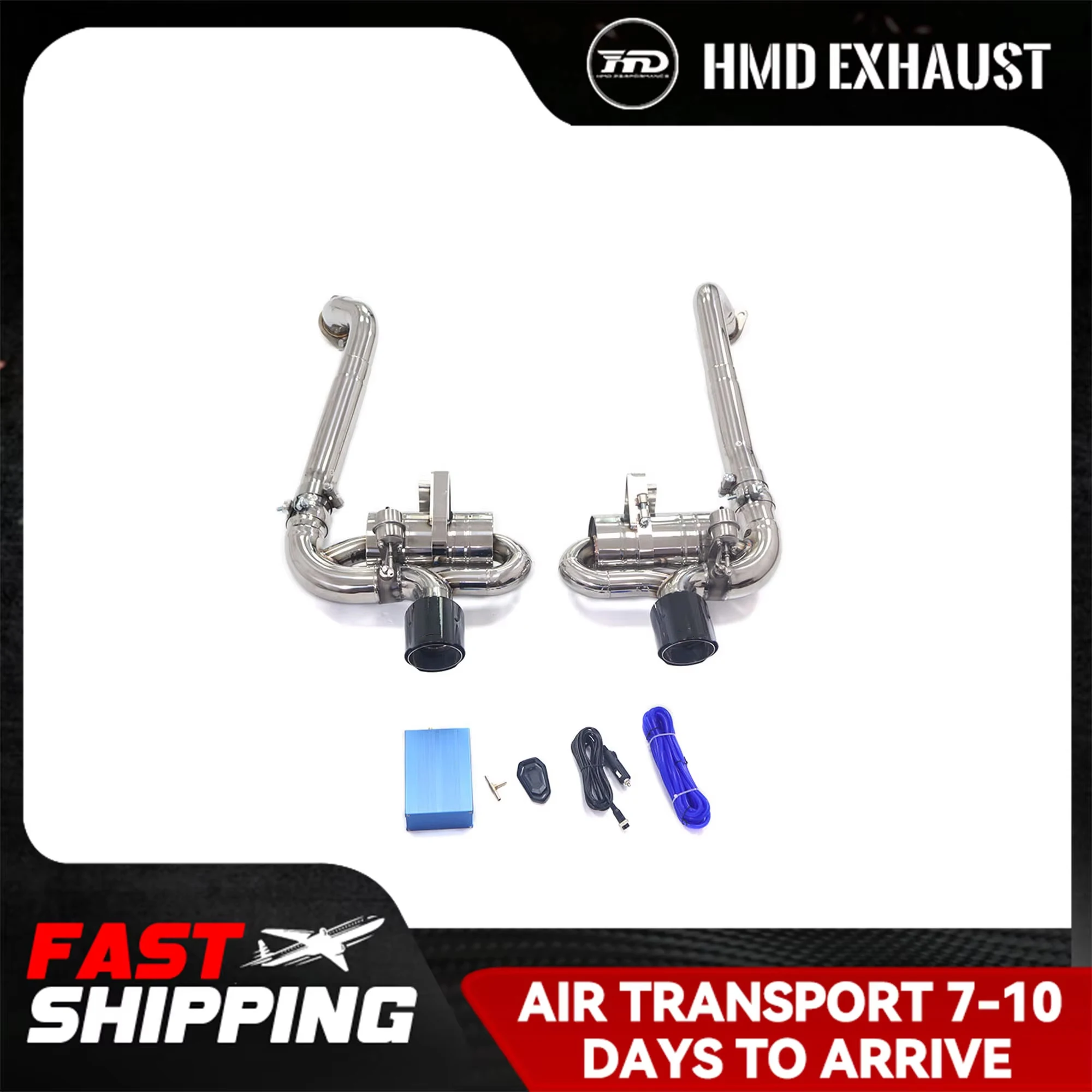 

Выхлопная система HMD из нержавеющей стали Performance Catback для Porsche 718 Upgrade GT4 с клапаном