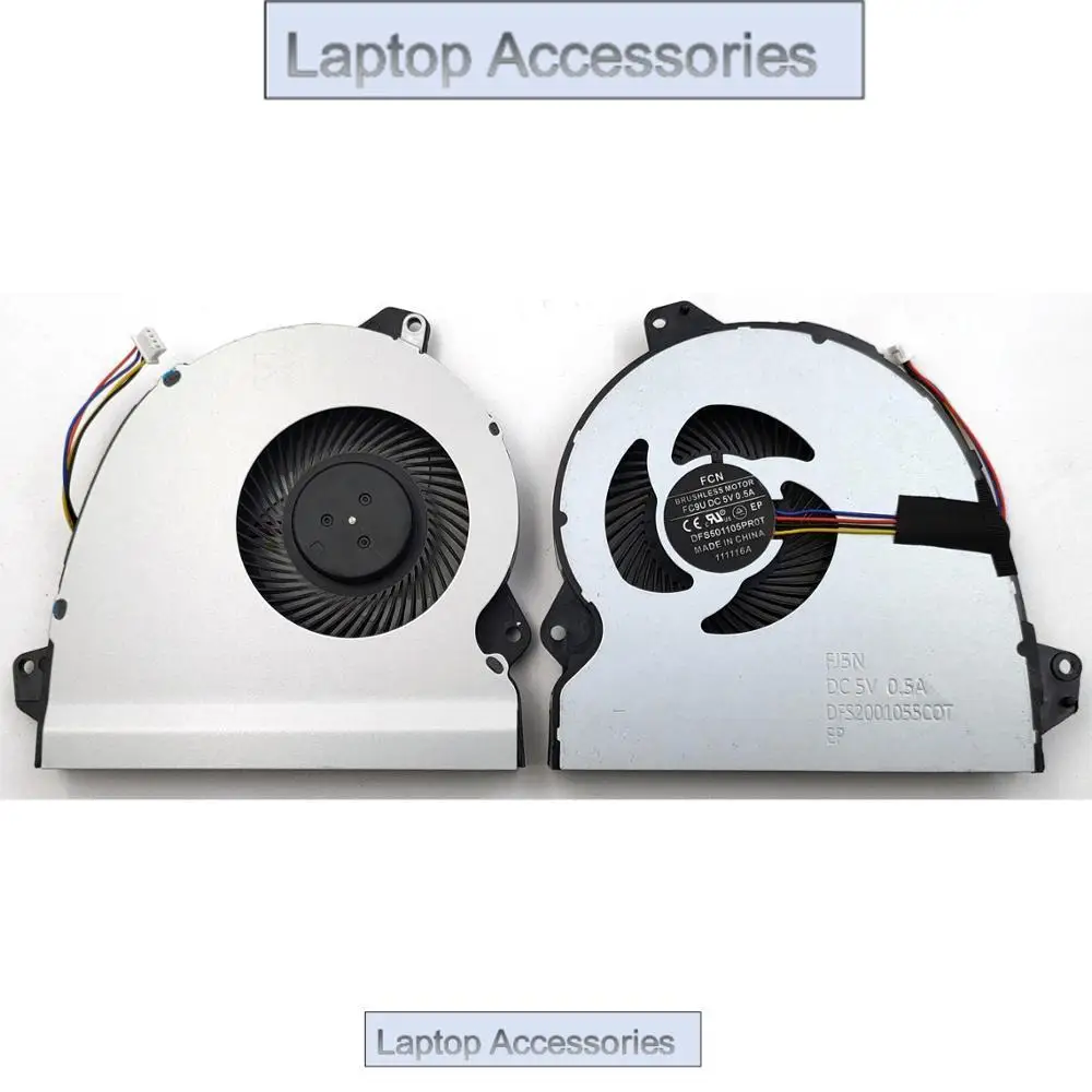 FNew For Asus ROG Strix GL753 GL753VD GL753VD-DS71 GL753VE GL753VE-DS74 GL753VE-IS74 GL753VE-RS71 GL753VW Laptop CPU Cooling Fan