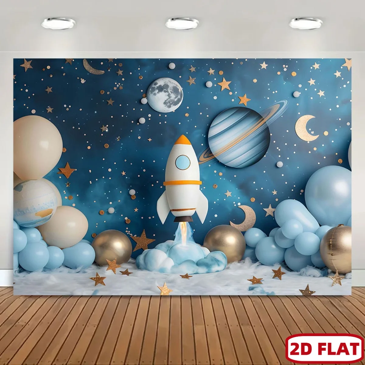 2D flat 1pc space theme party - Event Launch Party review and price