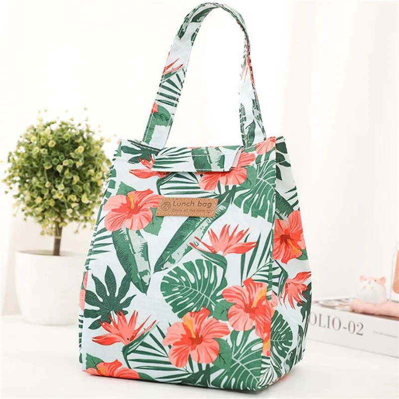 Lunch Bag Fashion Ctue Cat Multicolor Cooler Bags Women Waterpr Hand Pack Thermal Breakfast Box Portable Picnic Travel