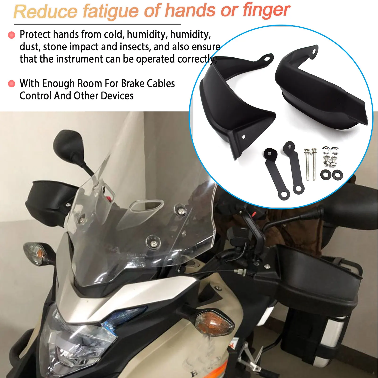 

Для CB500X защита рук мотоцикла руль защита рук крышка для Honda CB 500X 2013-2021 CB500 X аксессуары