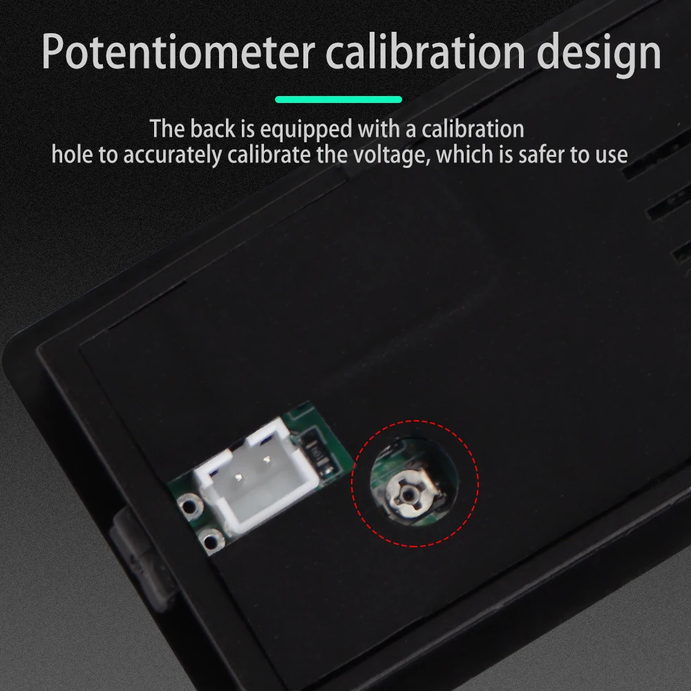 Battery Tester With Temperature Alarm DC 8V-100V Digital Voltmeter Battery Capacity Indicator 12V 24V Lead Acid Lithium LiFePO4