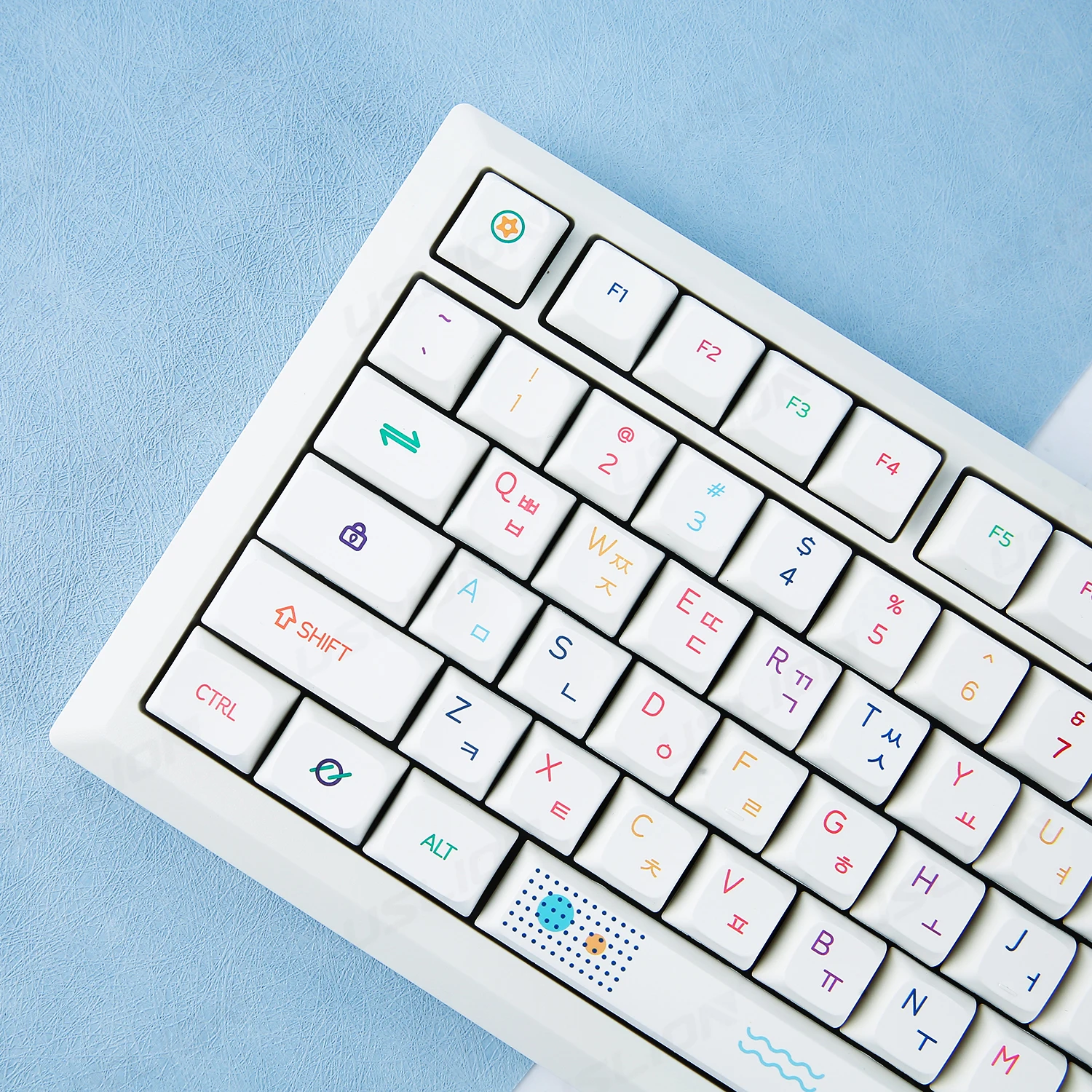 127 مفتاح PBT Keycap Neon Theme XDA Profile للألعاب RGB أغطية مفاتيح لوحة المفاتيح الميكانيكية لمفتاح Cherry MX باللغة الإنجليزية.