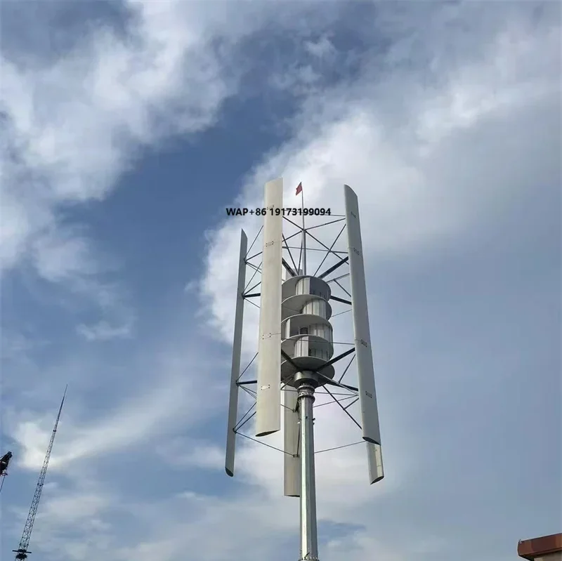 Vertical Axis Windmill 400v 100kw Reasonably Priced Wind Power Wind Turbine Generator