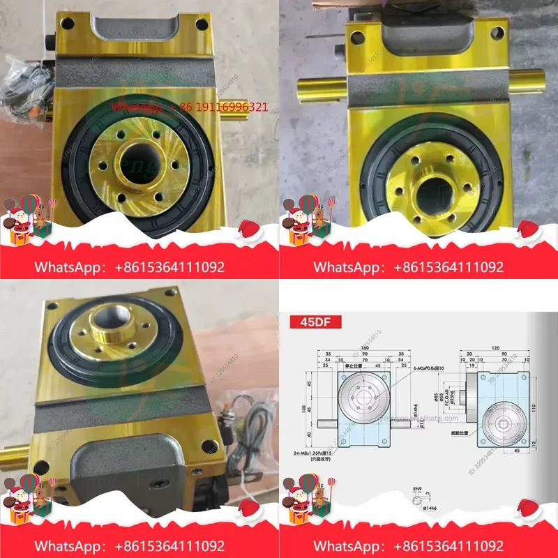 1pc for DF Series High Precision Alloy Steel Small Indexing Head Intermittent Cam Indexing Compatible For Model，practical use