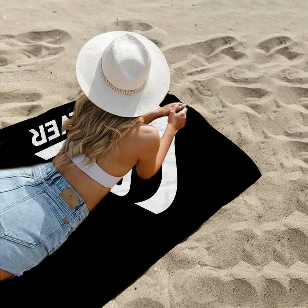 Q-QuiksilverS Logo ستوكات مطبوعة منشفة الشاطئ تسلق الجبال اليوغا الشاطئ السباحة الجري منشفة ناعمة ماصة #5