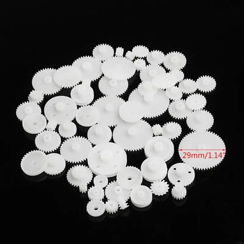 L9BE 58 styles Toothed Wheels WSFS Gears Plastic All Module 0.5 Robot Parts DIY For Sale