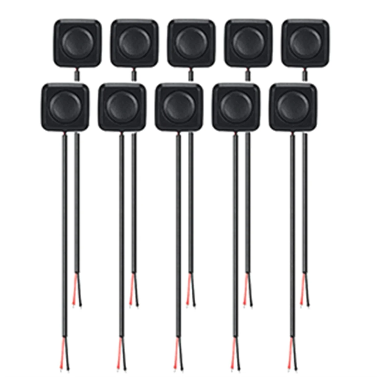 ABNP 10Pcs 12V/24V Mini Momentary Push Button ON/Off Switch, Mount, Easy Installation for Electronic Experiment